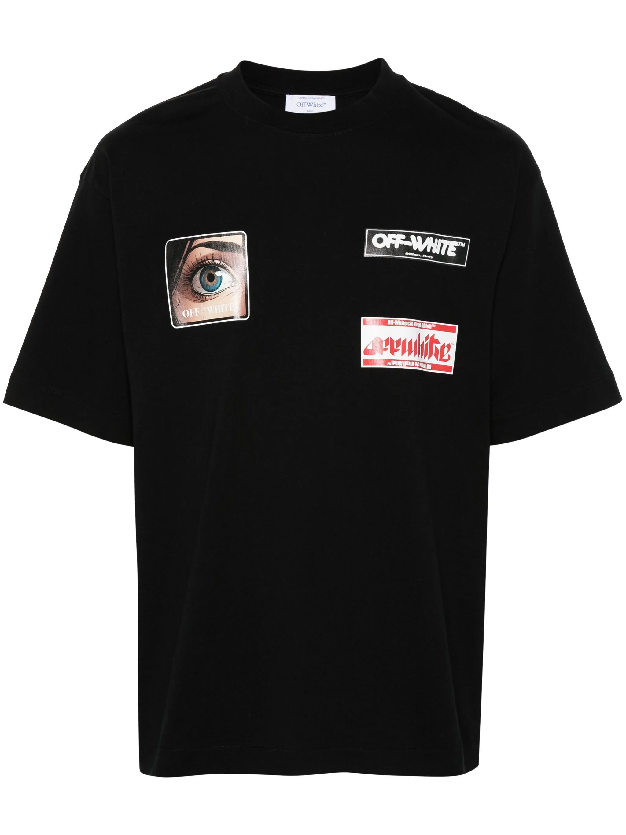 EYE LOGO SKATE S/S TEE BLACK - WHITE