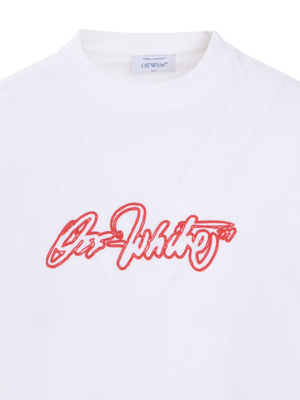 SCRIPT OUTLINE SKATE S/S TEE WHITE - HIG