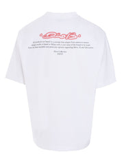 SCRIPT OUTLINE SKATE S/S TEE WHITE - HIG