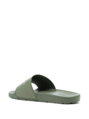 BOOKISH SLIDERS KAKI - SILVER