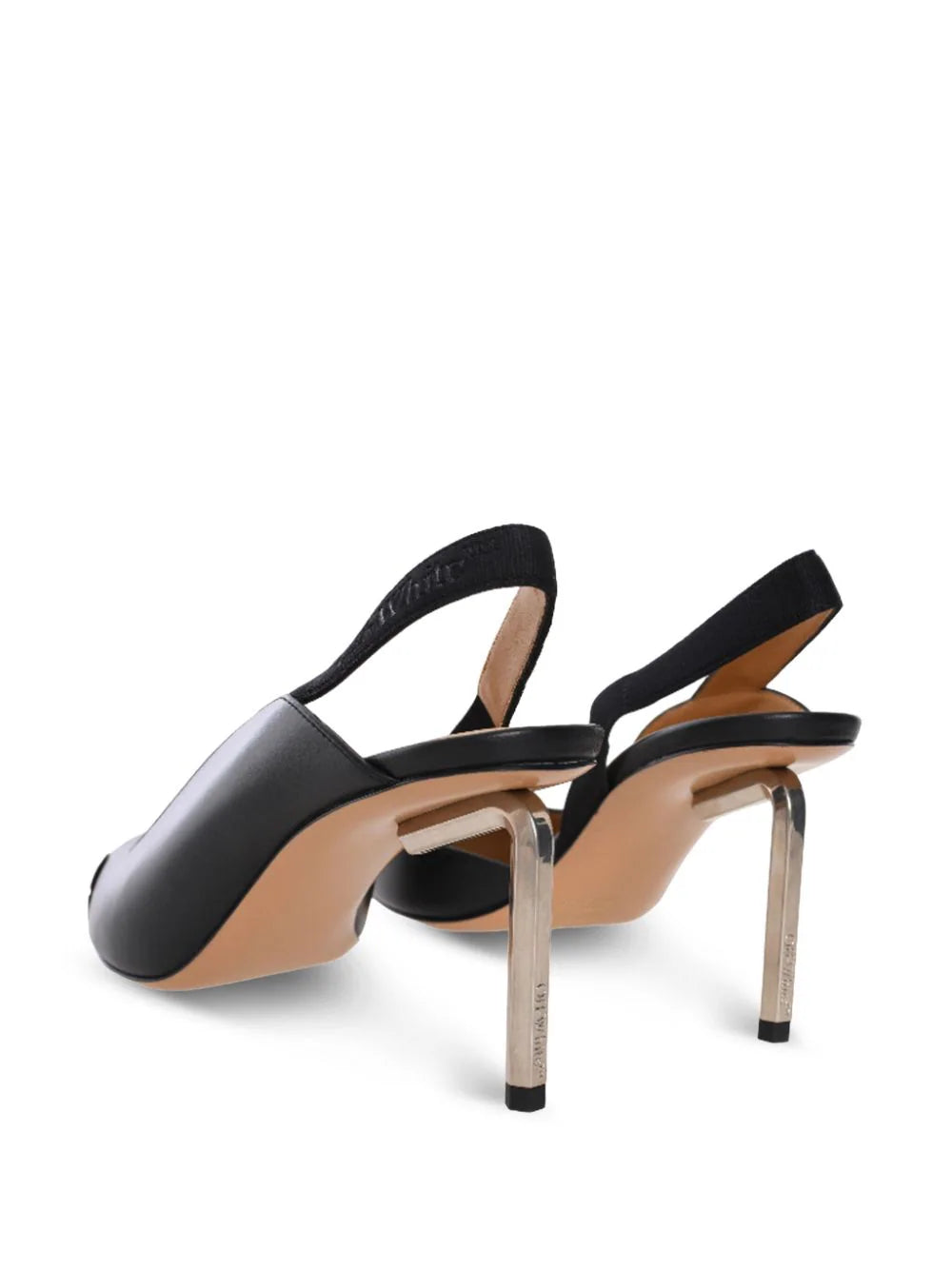 ALLEN FRAME SLINGBACK BLACK - SILVER