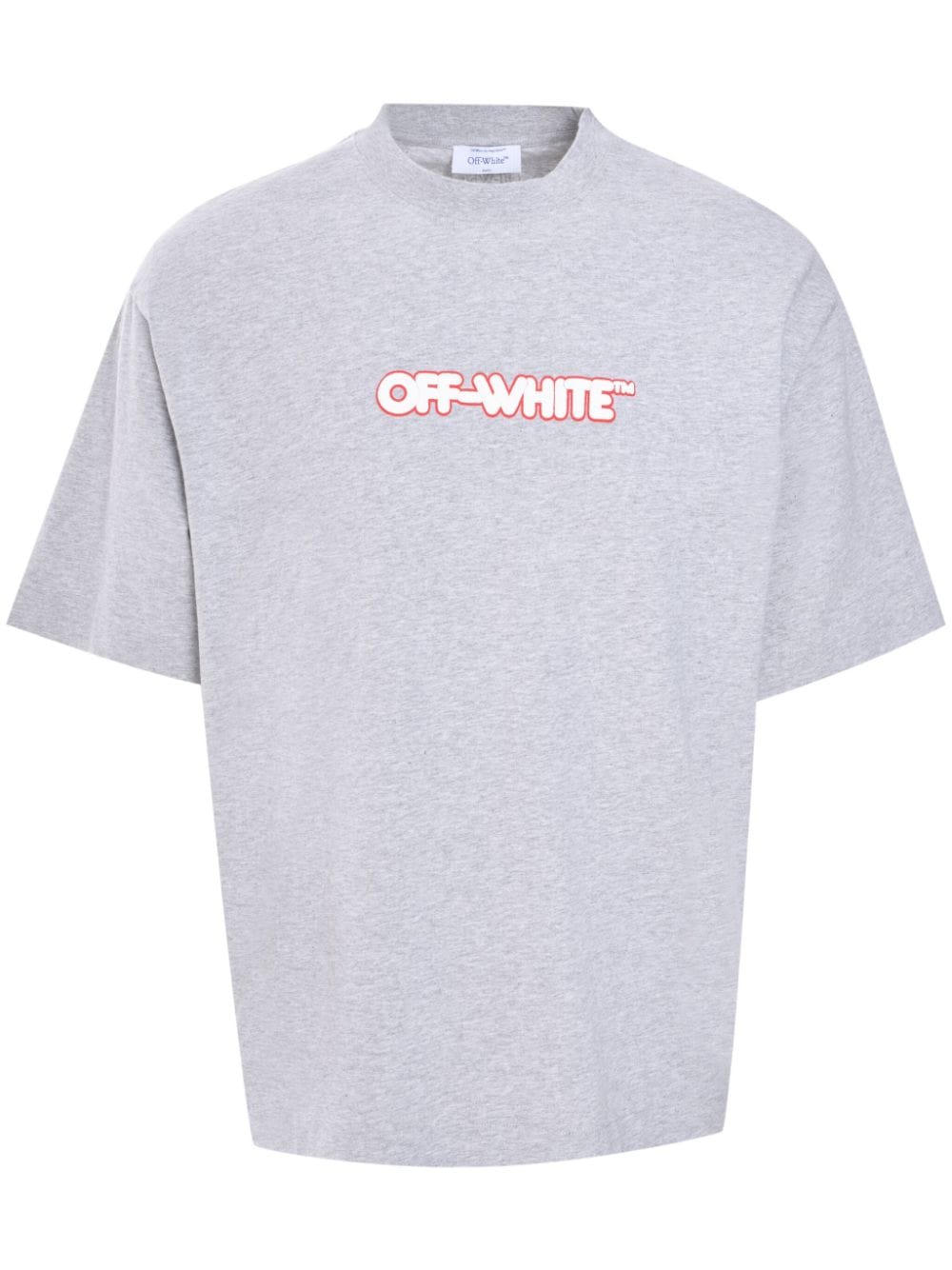 ROUND LOGO SKATE S/S TEE LIGHT GREY MELA