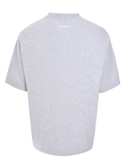 ROUND LOGO SKATE S/S TEE LIGHT GREY MELA