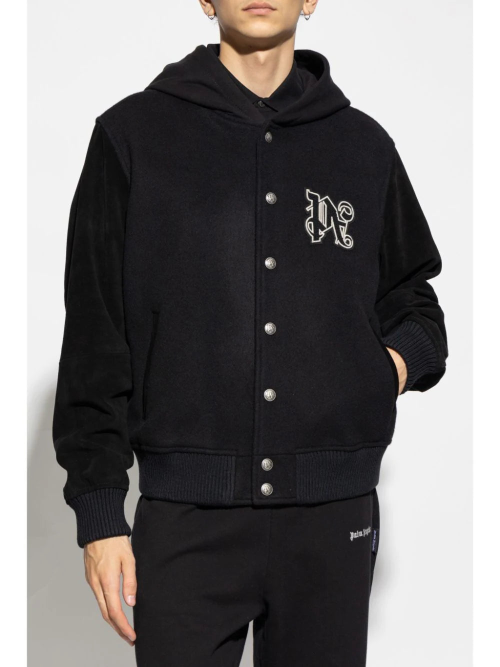 VERTIGO HOODED VARSITY BLACK OFF WHITE