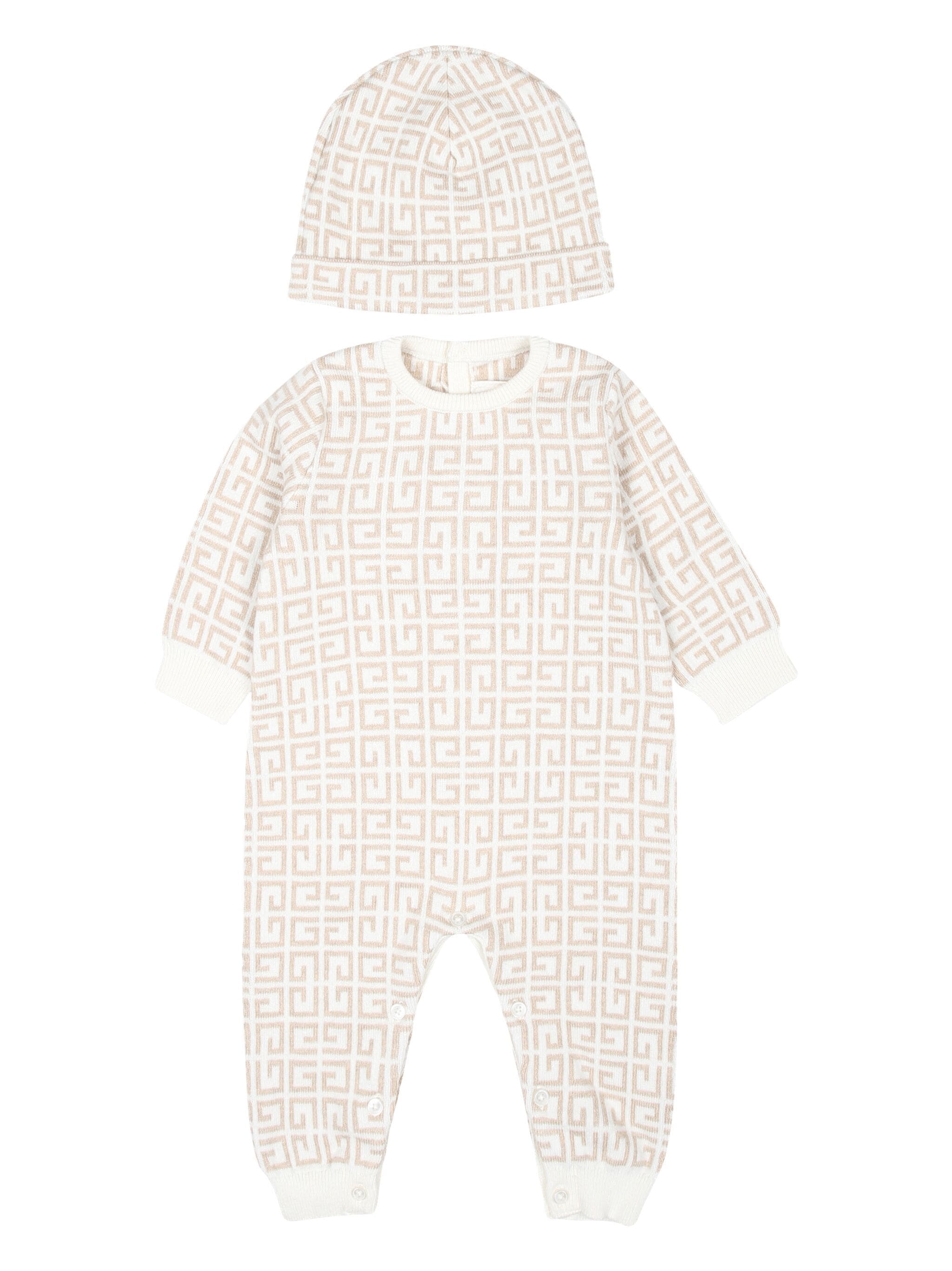 Givenchy Kids 4G-motif romper set