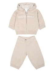 Givenchy Kids logo-jacquard tracksuit set