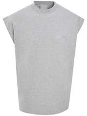 VTMNTS PARIS EMBROIDERED SLEEVELESS T-SHIRT