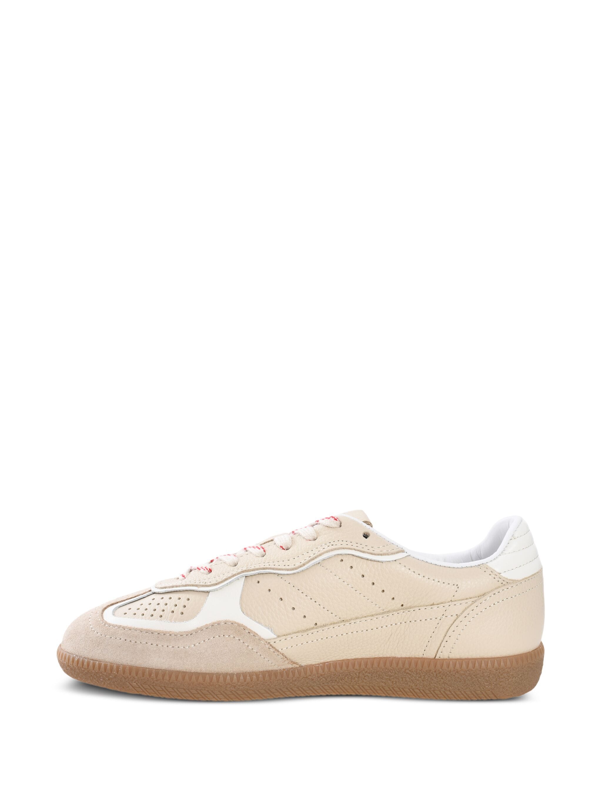 TB.490 RIFE GRAIN CREAM LEATHER SNEAKERS