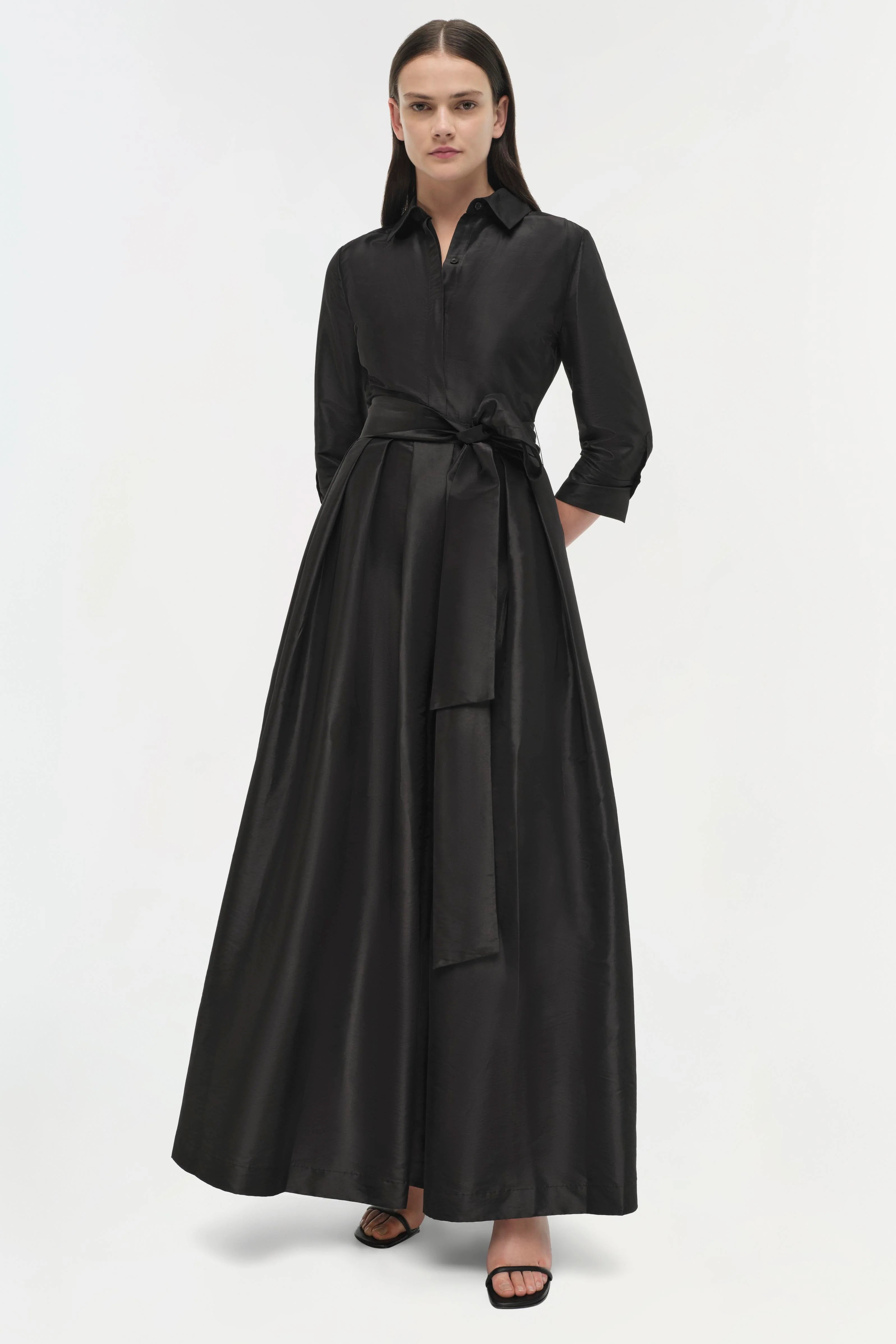 JULIP S/S BELTED GOWN