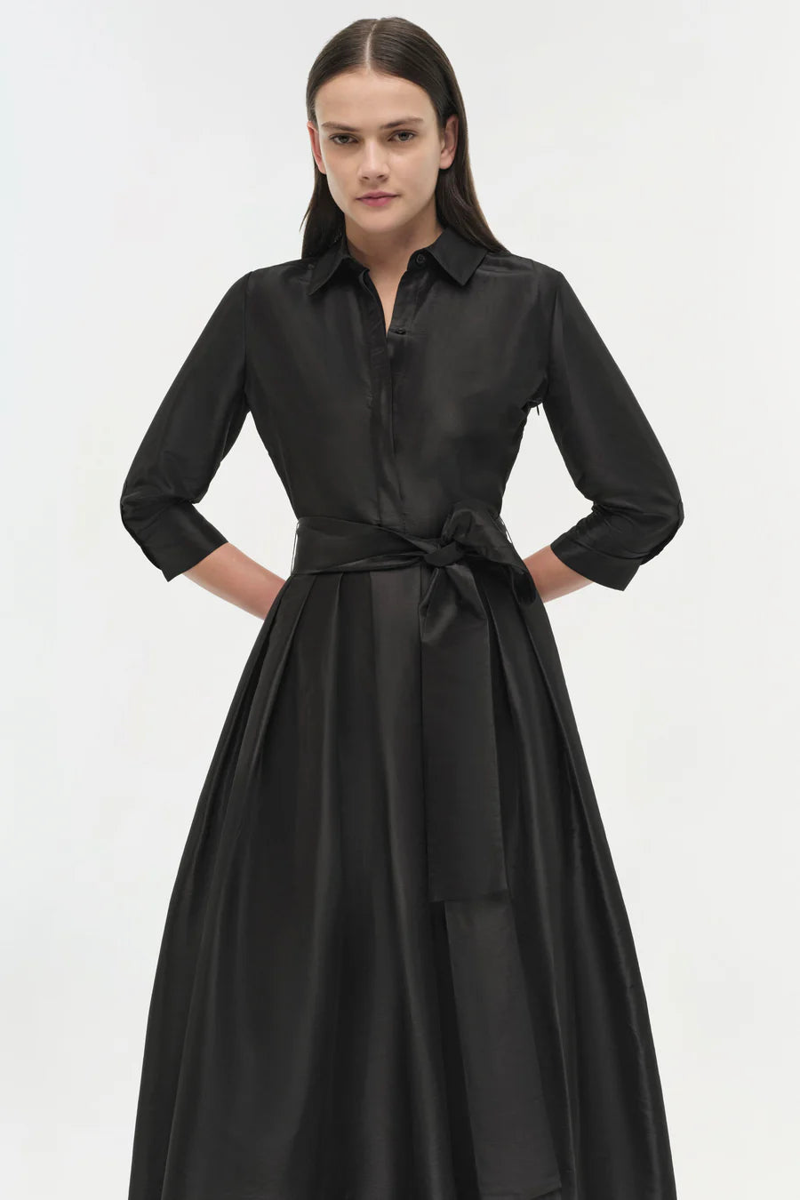 JULIP S/S BELTED GOWN