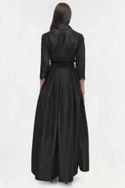 JULIP S/S BELTED GOWN