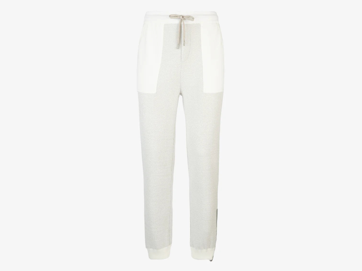 PIMA COTTON AND NYLON HONEYCOMB KNITTED JOGGER