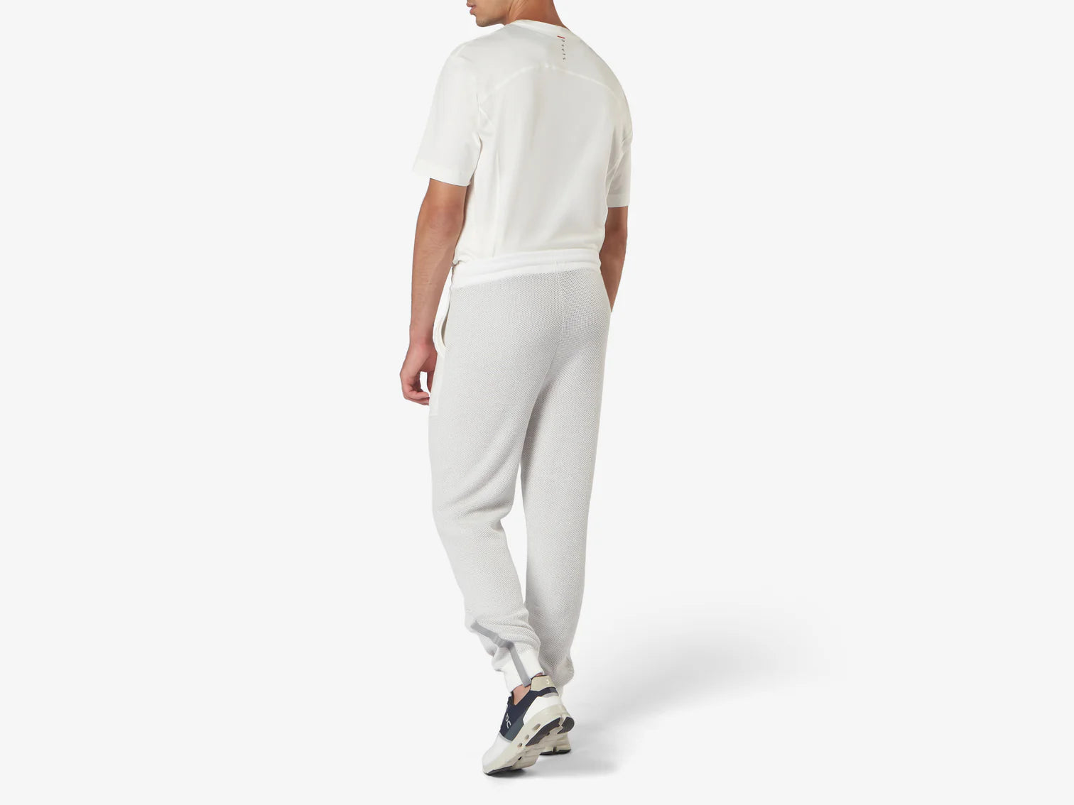 PIMA COTTON AND NYLON HONEYCOMB KNITTED JOGGER