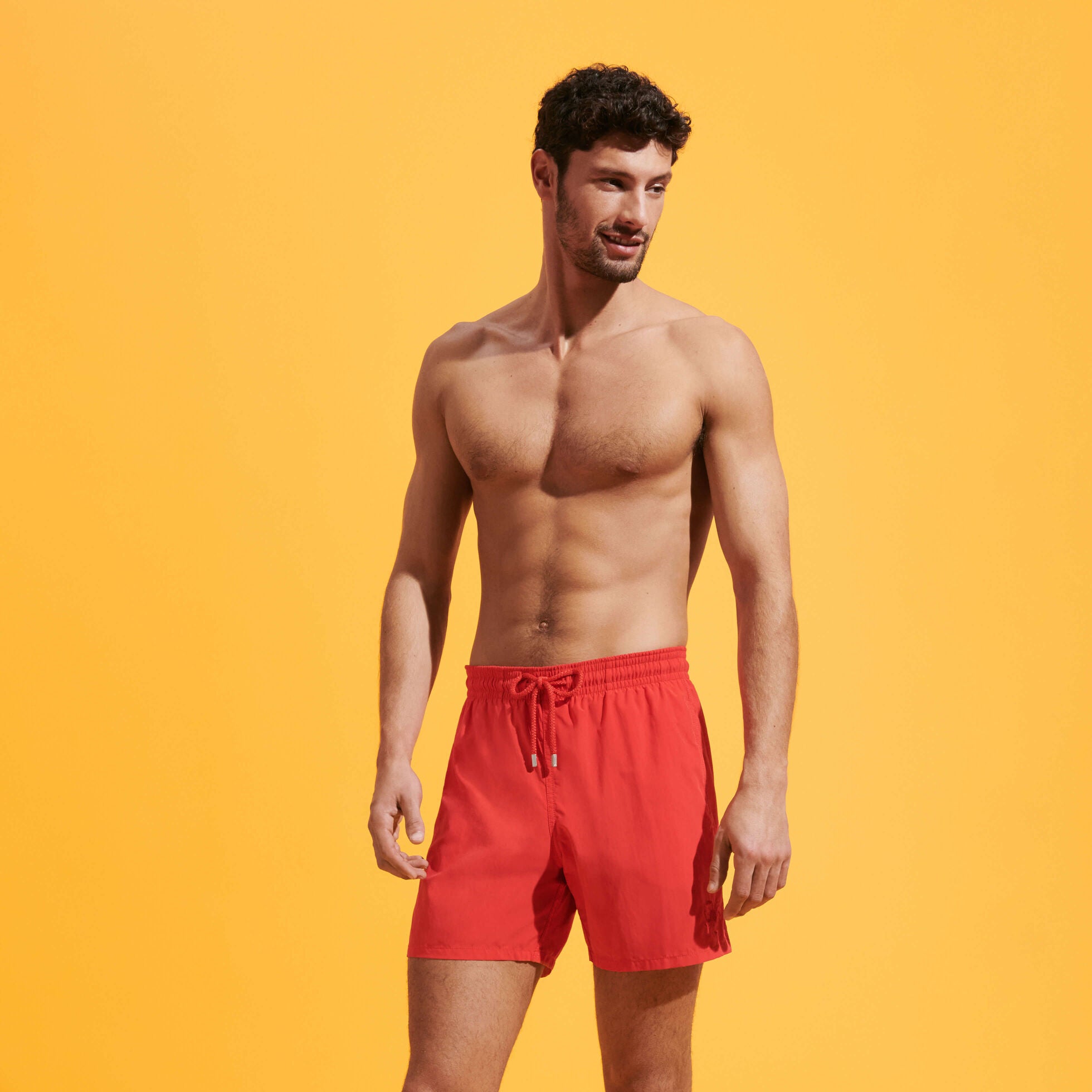 Men Swim Shorts Water-reactive Crabs & Shrimps