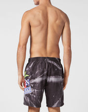 TIE-DYE LONG SWIM BOXERS TUTTI FRUTTI