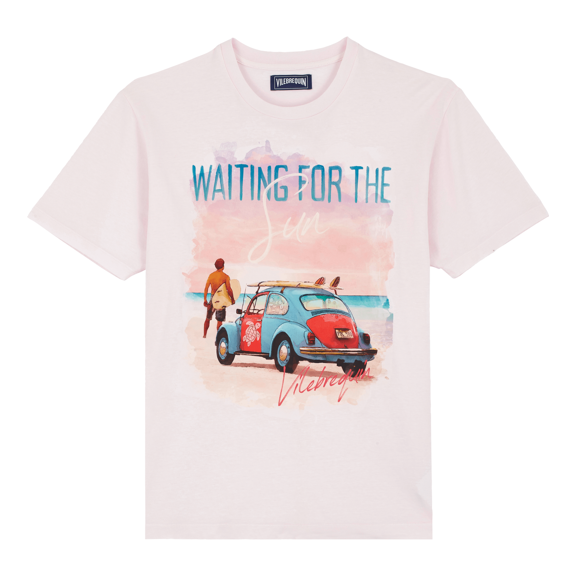 Cotton Men T-shirt Waiting for Sun