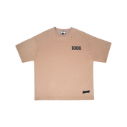 COUNTY JAIL LOGO T-SHIRT - BEIGE