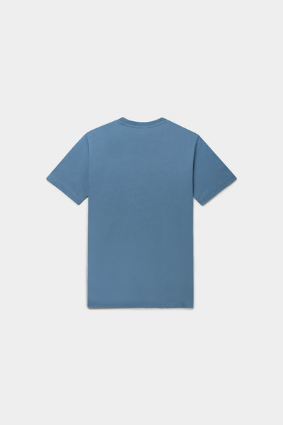 BRAND REGULAR FIT T-SHIRT CORONET BLUE