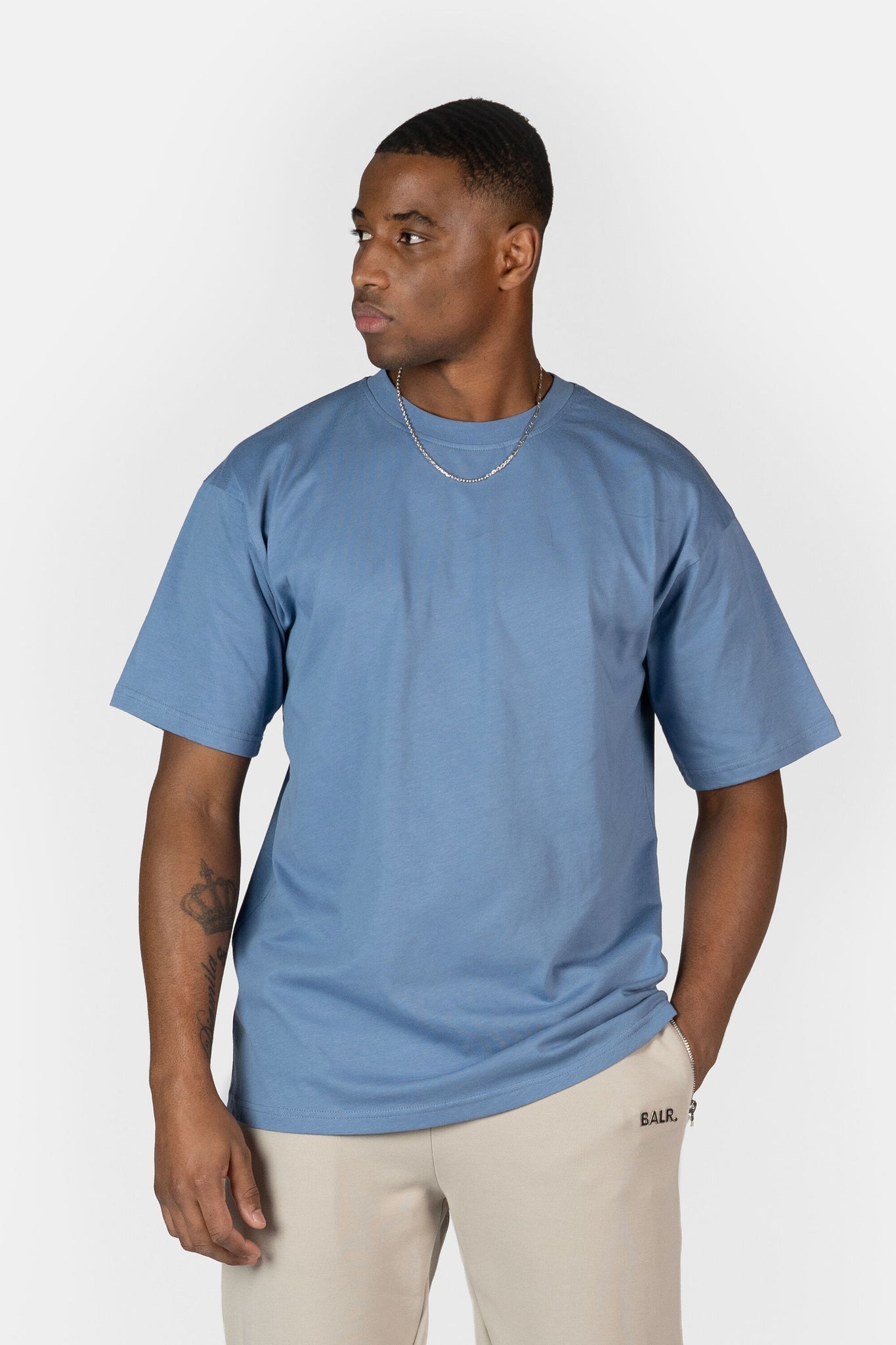 GAME DAY BOX FIT T-SHIRT CORONET BLUE