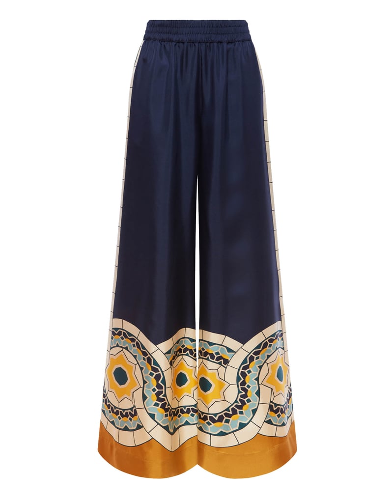 PALAZZO PANTS (PLACÉE) SILK TWILL PLA MUDEJAR PLAC