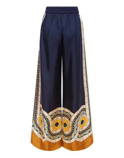 PALAZZO PANTS (PLACÉE) SILK TWILL PLA MUDEJAR PLAC