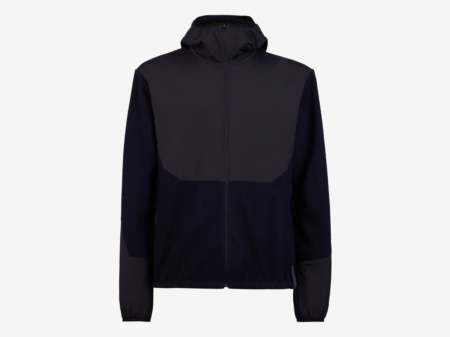 Zip-Up Hybrid Hoodie