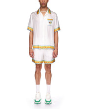 Afro Cubism Tennis Club Silk Shirt