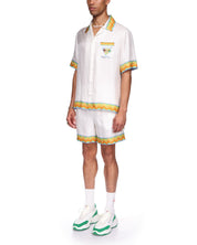 Afro Cubism Tennis Club Silk Shirt