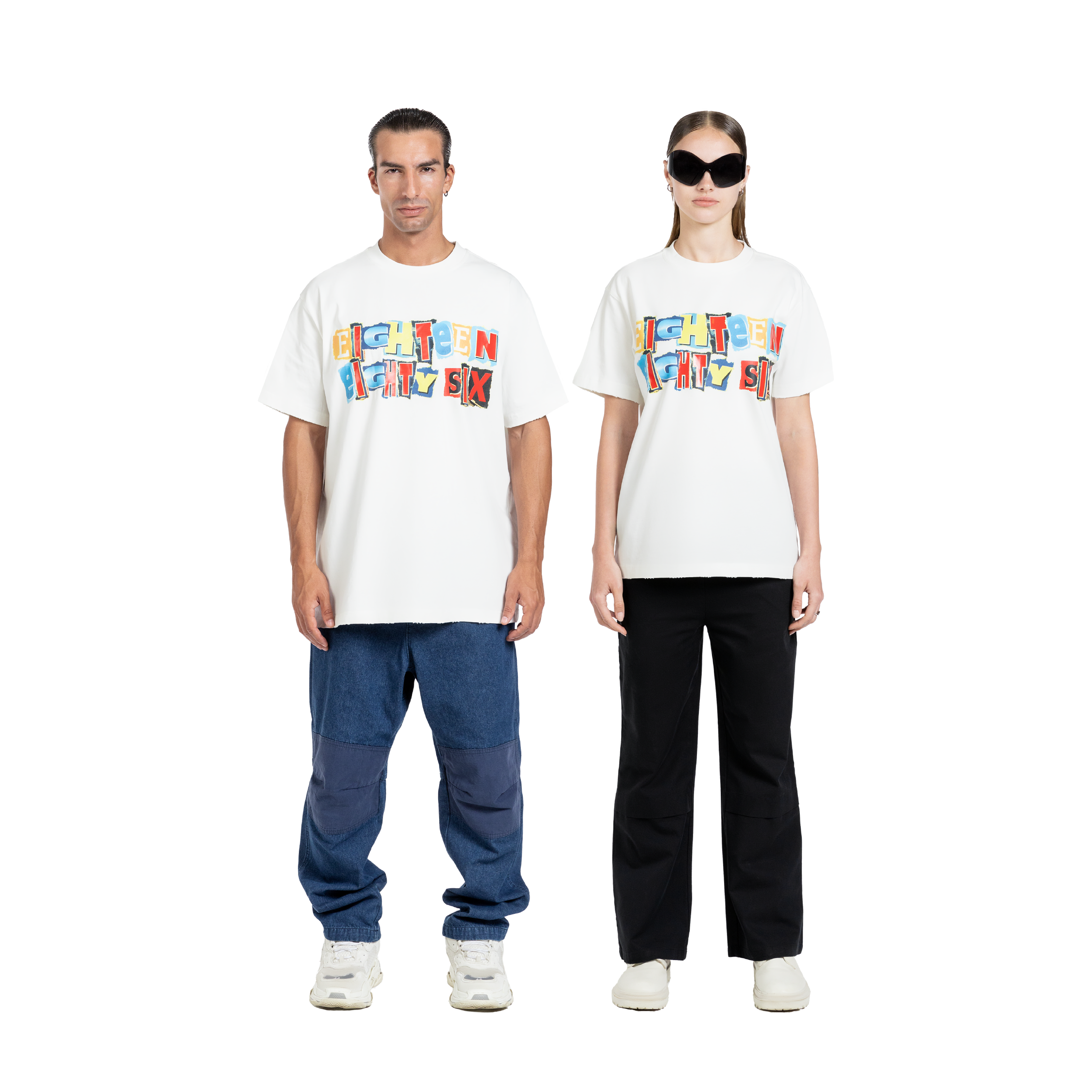 EIGHTEEN EIGHTY SIX T-SHIRT - OFF WHITE